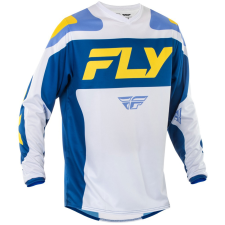 FLY RACING F-16 motokrossz mez fehér-kék-sárga motocross mez