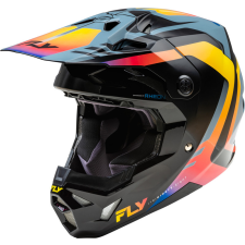 FLY RACING Formula CP Kripton Sisak - Szürke/Fekete/Elektromos Átmenet bukósisak