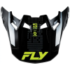 FLY RACING Formula S Carbon Protocol Peak - Fekete Karbon/Szürke/Magas Láthatóságú FLY RACING Sisakok és ruházat Sisakok és tartozékok Offroad sisakok