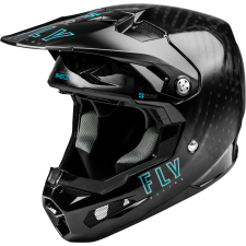 Fly RACING Formula Smart Carbon Egyszínű Sisak - Fekete bukósisak