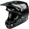 Fly RACING Formula Smart Carbon Egyszínű Sisak - Fekete