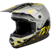 FLY RACING Kinetic Drip ifjúsági bukósisak - szürke/fekete/sárga FLY RACING Sisakok és ruházat Sisakok és tartozékok Offroad sisakok