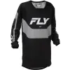 FLY RACING Kinetic gyerek mez - Fekete/Szürke FLY RACING Sisakok és ruházat Motocross ruházat Motocross mezek