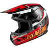 FLY RACING Kinetic Scorched Ifjúsági Sisak - Piros/Fekete/Fehér FLY RACING Sisakok és ruházat Sisakok és tartozékok Offroad sisakok
