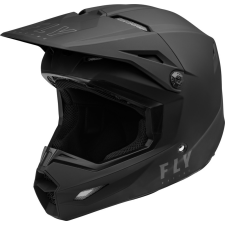 FLY RACING Kinetic Solid Ifjúsági Sisak - Matt Fekete bukósisak