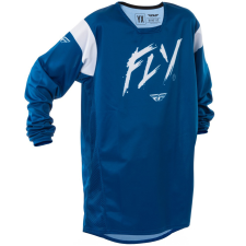 FLY RACING Kinetic Stoke gyerek motokrossz mez kék-fehér motocross mez