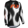FLY RACING Kinetic Torch ifjúsági mez - fekete/fehér/narancssárga FLY RACING Sisakok és ruházat Motocross ruházat Motocross mezek