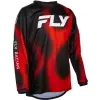 FLY RACING Kinetic Torch ifjúsági mez – fekete/piros/fehér FLY RACING Sisakok és ruházat Motocross ruházat Motocross mezek