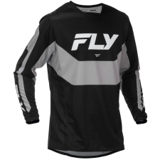 FLY RACING Kinetic USA motokrossz mez fekete-szürke motocross mez