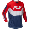 FLY RACING Kinetic USA motokrossz mez piros-fehér-kék