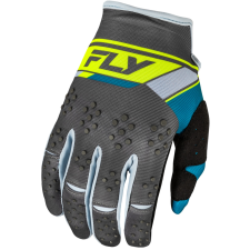 FLY RACING Kinetix Prix 2024 motokrossz kesztyű szürke-fluo sárga motoros kesztyű