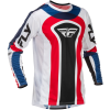 FLY RACING Lite Glory Special Edition mez - Piros/Fehér/Kék FLY RACING Sisakok és ruházat Motocross ruházat Motocross mezek