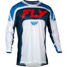 FLY RACING Lite Mez - Piros/Fehér/Sötétkék motocross mez