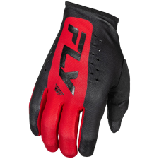 FLY RACING Lite motokrossz kesztyű fekete-piros motoros kesztyű
