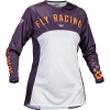  FLY RACING Lite Női Mez - Mélylila/Fehér/Neon Korall