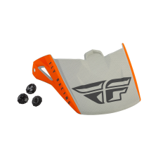 FLY RACING Sisakos védőburkolat FLY Racing Kinetic Egyenes narancssárga-szürke bukósisak