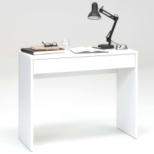 FMD fehér íróasztal széles fiókkal 100 x 40 x 80 cm íróasztal
