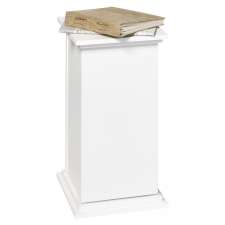 FMD fehér színű kisasztal ajtóval 57,4 cm bútor