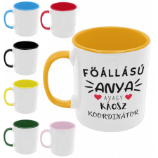 Főállású anya azaz káosz koordinátor - Színes Bögre bögrék, csészék
