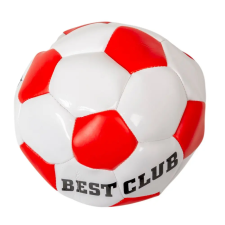  Focilabda best club piros-fehér 22cm dekorációs kellék