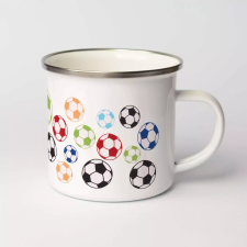  Focilabdás zománcozott bögre bögrék, csészék