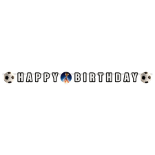 Focis Kick It Happy Birthday papír felirat 180 cm party kellék