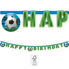  Focis Soccer Fans Happy Birthday felirat FSC 2 m party kellék