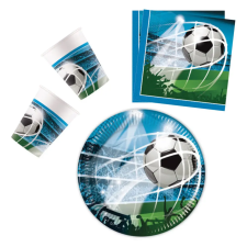  Focis Soccer Fans party szett 36 db-os 20 cm-es tányérral party kellék