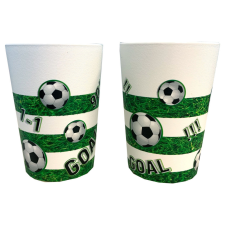  Focis Soccer Field műanyag pohár 2 db-os szett 230 ml party kellék