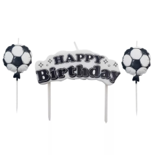  Focis szülinapi torta gyertya szett party kellék