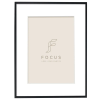 Focus Aster alumínium képkeret 40x50cm (pp 30x40cm) - fekete