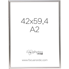 Focus Képkeret - Can-Can Shiny Silver (42x59,4) (A2) fényképkeret