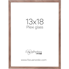 Focus Képkeret Soul diófa furnér (13x18) plexi fényképkeret