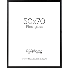 Focus Képkeret Soul - Fekete (50x70) plexi fényképkeret