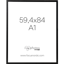 Focus Képkeret Soul - Fekete (59,4x84) (A1) fényképkeret