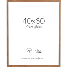 Focus Képkeret Soul Tölgy furnér (40x60) Plexi fényképkeret