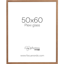 Focus Képkeret Soul Tölgy furnér (50x60) Plexi fényképkeret