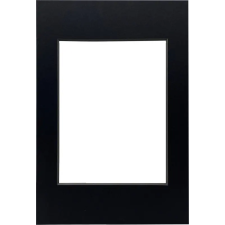 Focus Passepartout képkeret 15x20cm (pp 10x15cm) - fekete fényképkeret