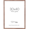 Focus Soul képkeret - diófa furnér (30x40) plexi