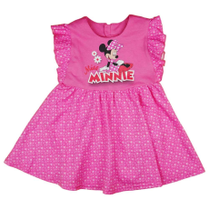  Fodros ujjú pamut nyári kislány ruha Minnie egér mintával
