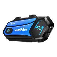 Fodsports M1-S Plus motorkerékpár intercom fekete sisakbeszélő