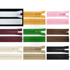  Fogazott cipzár 50 cm - 10 szín dekorációs kellék