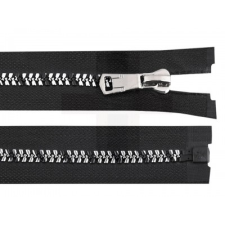  Fogazott cipzár 70 cm - Fekete rövidáru