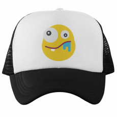  Fogykos Emoji - Trucker Hálós Baseball Sapka