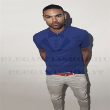  FOL férfi pamut galléros póló férfi póló