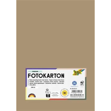 Folia Dekorkarton, A4, 300 g, 50 lap, FOLIA, őzbarna kreatív papír