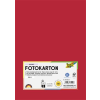 Folia Dekorkarton, A4, 300 g, 50 lap, FOLIA, tűzpiros (FL6145020)