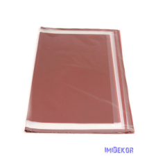  Fólia ív 58x58cm 20db/csomag Átlátszó kerettel - Bordó dekorációs kellék