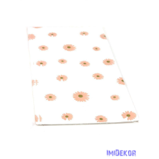  Fólia ív 58x58cm 20db/csomag Virágos - Fehér dekorációs kellék