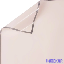  Fólia ív ezüst kerettel 57 x 57cm, 20db - Lakk fehér dekorációs kellék